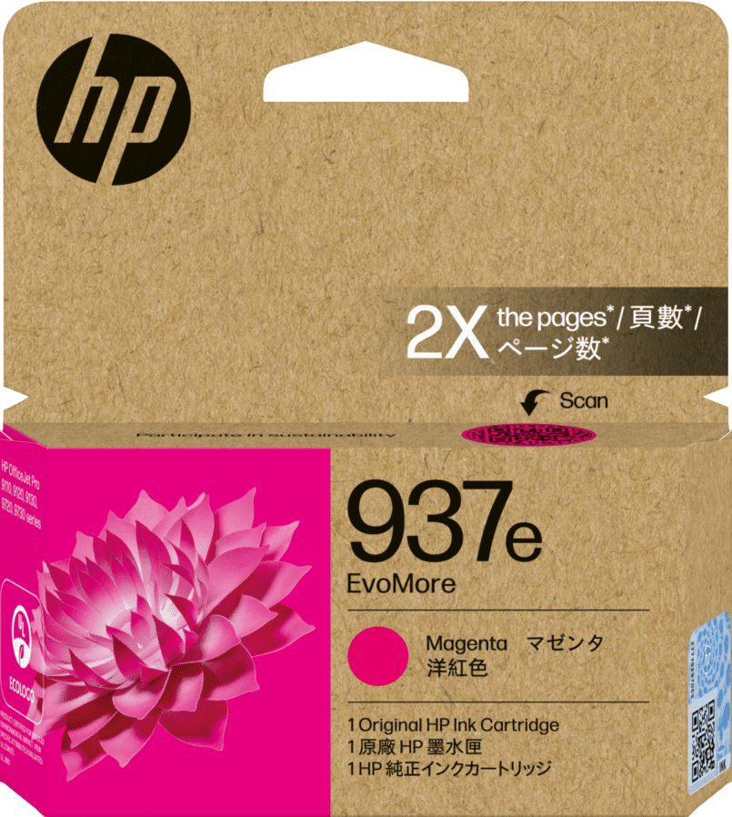 937E HP EvoMore High Capacity Magenta Cartridge