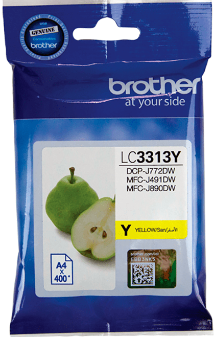 LC3313Y Brother Yellow High Yield Ink Cartridge