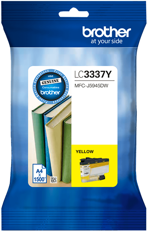 LC3337Y Brother Yellow Ink Cartridge