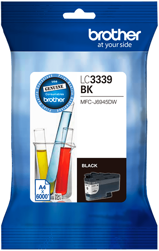 LC3339XLBK Brother Black High Yield Ink Cartridge