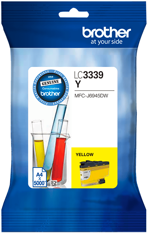 LC3339XLY Brother Yellow High Yield Ink Cartridge