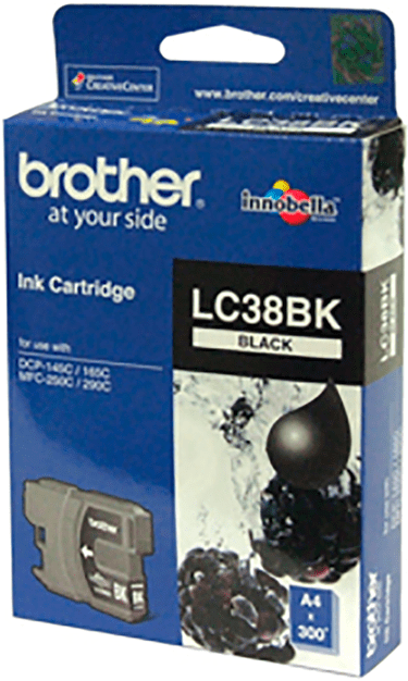 LC38BK Brother Black Cartridge