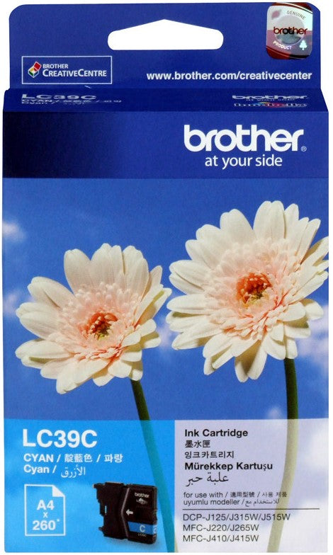 LC39C Brother Cyan Cartridge