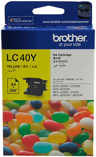 LC40Y Brother Yellow Cartridge