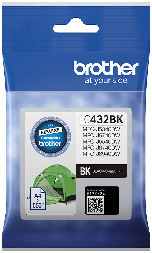 LC432BK Brother Black Ink Cartridge