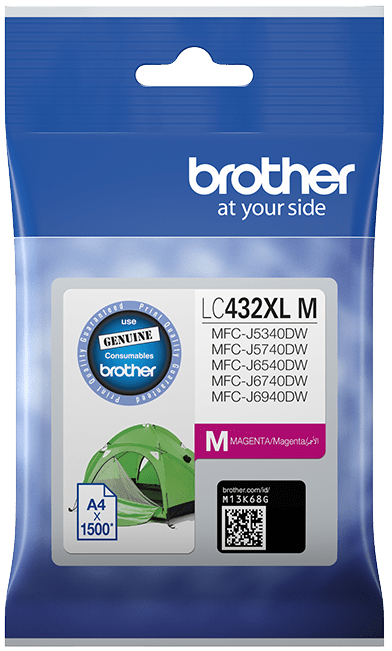 LC432XLM Brother Magenta High Yield Ink Cartridge