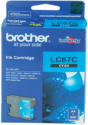 LC67C Brother Cyan Cartridge