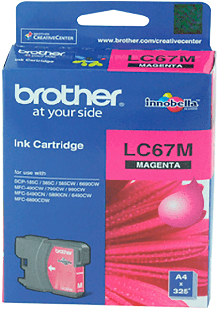 LC67M Brother Magenta Cartridge