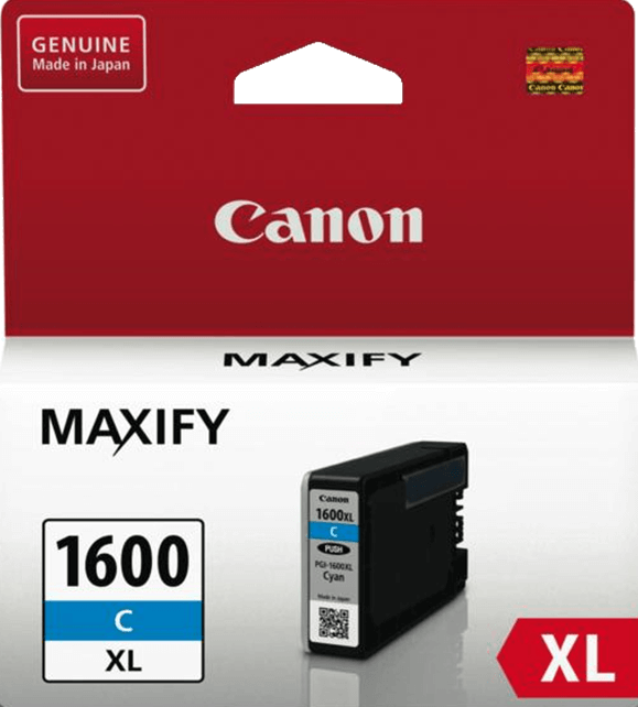 PGI-1600XLC Canon Hi Capacity Cyan Ink