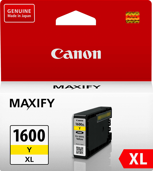 PGI-1600XLY Canon Hi Capacity Yellow Ink