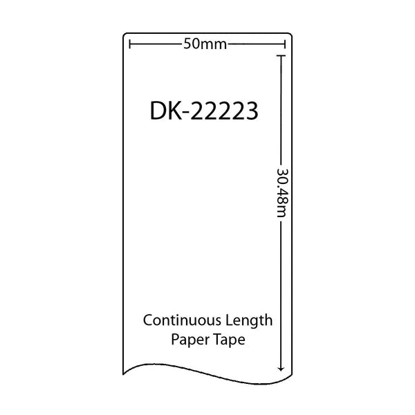 DK22223 Brother 50mm Continuous Paper Label