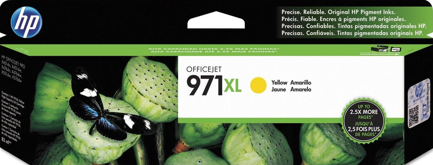 971XL HP Hi Yield Yellow Ink Cartridge