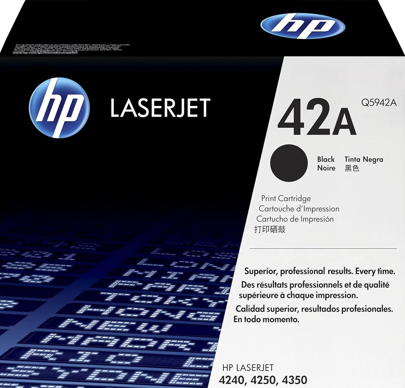 Genuine 42A HP Toner Cartridge (Q5942A)