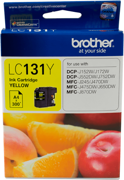 LC131Y Brother Yellow Ink Cartridge