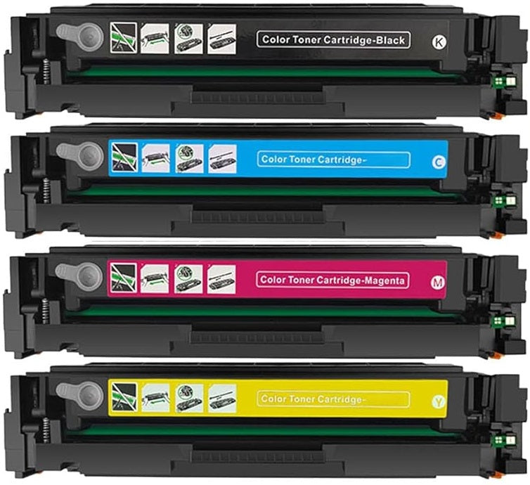 125A Compatible HP Toner Set of 4 (CB540A - CB543A)