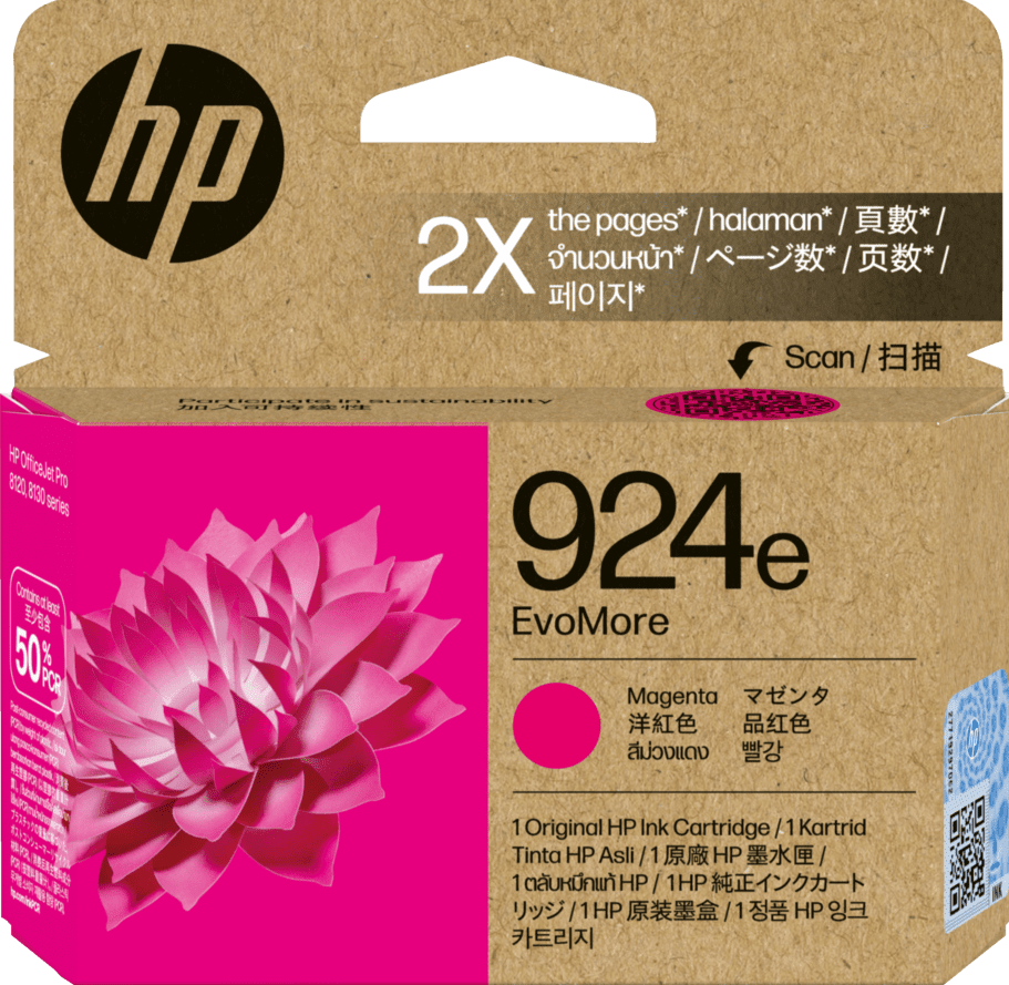 924E HP EvoMore High Capacity Magenta Ink Cartridge