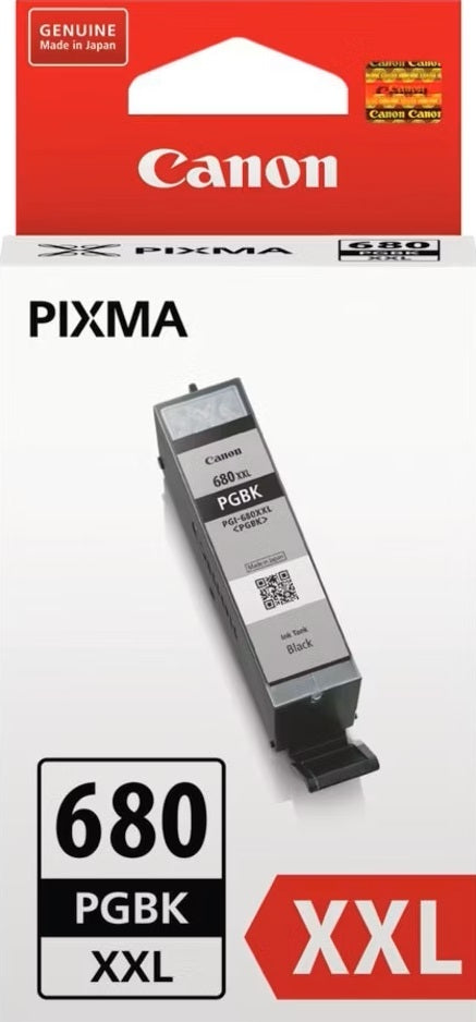 Genuine PGI-680XXLPGBK Canon Extra High Yield Black Ink