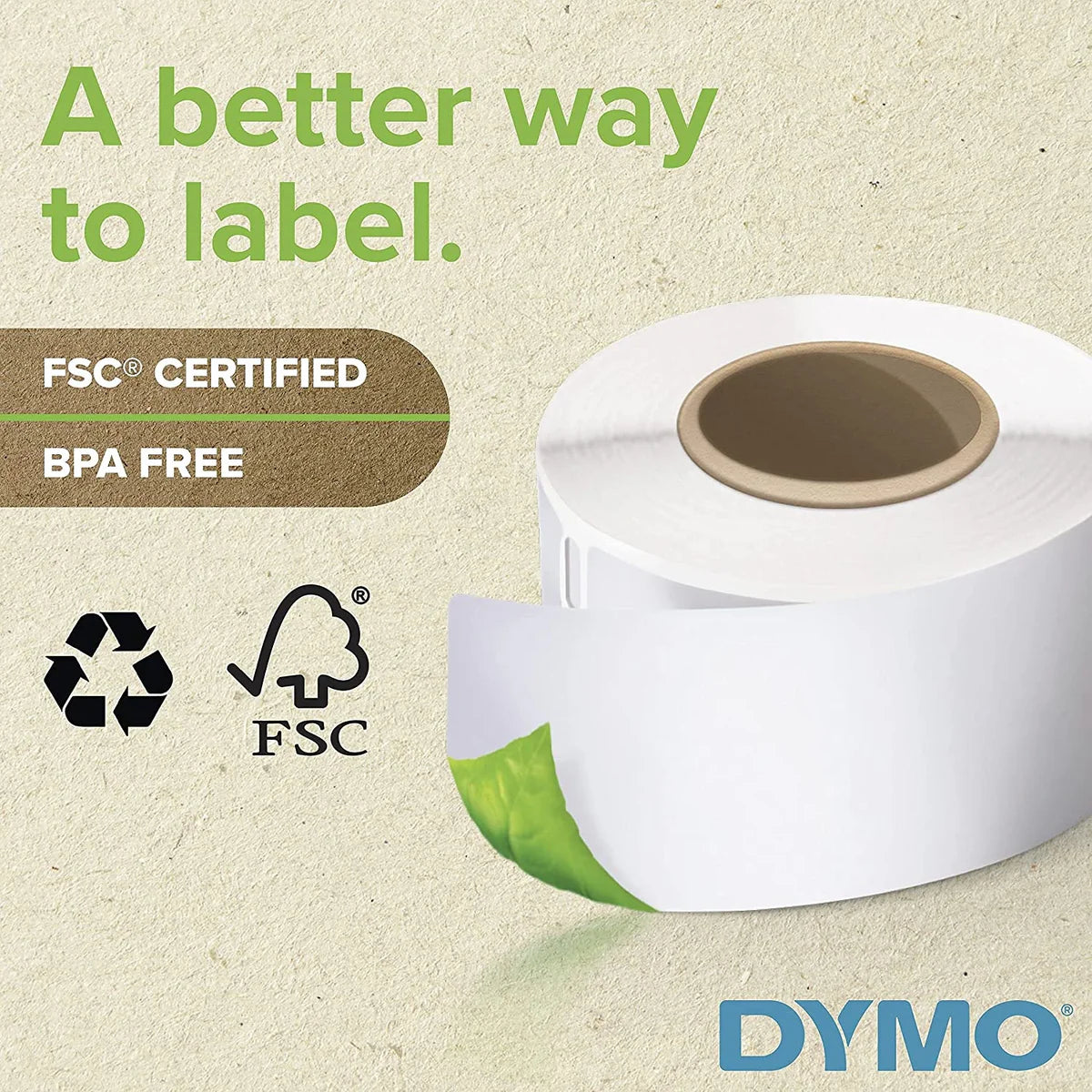 S0722460 Dymo LW 50mm x 12mm 220 Labels per Roll