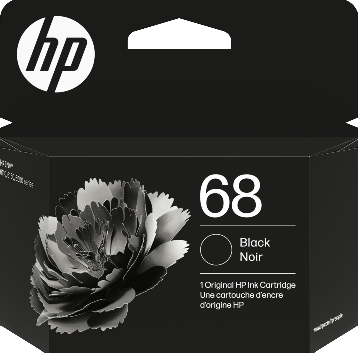 68 HP Black Ink Cartridge