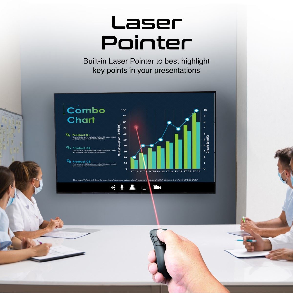 Promate Red Laser Pointer