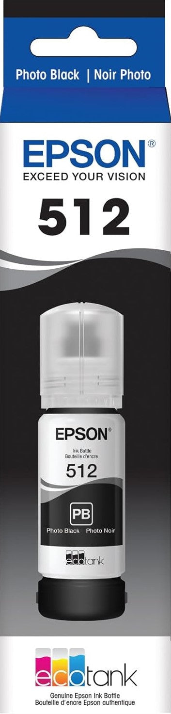 Epson T512 Photo Black Ink Bottle