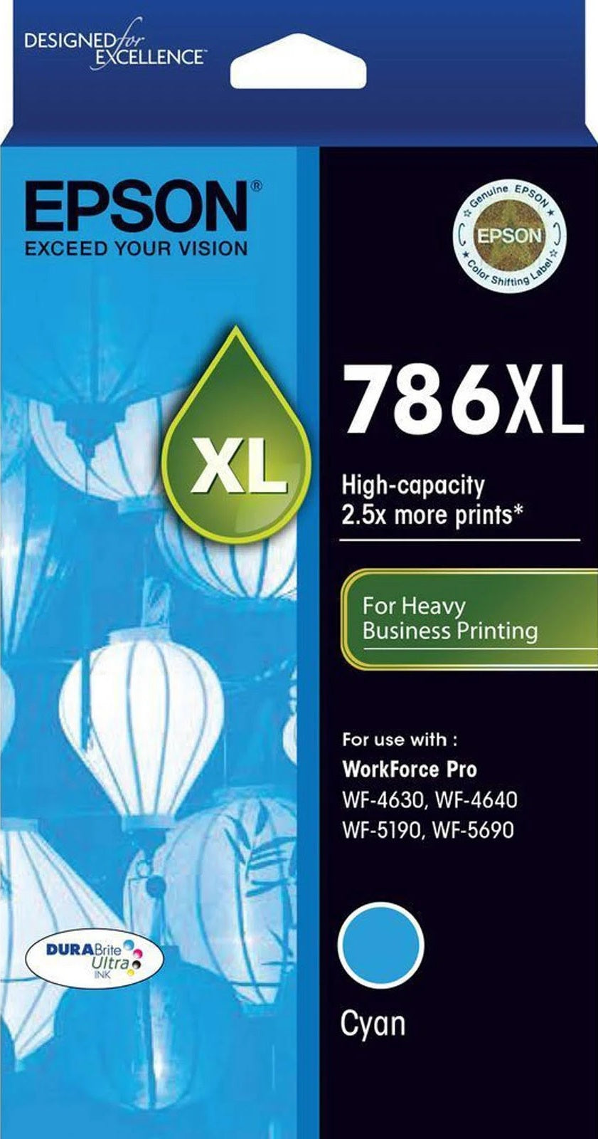 Epson 786XL High Capacity Cyan ink