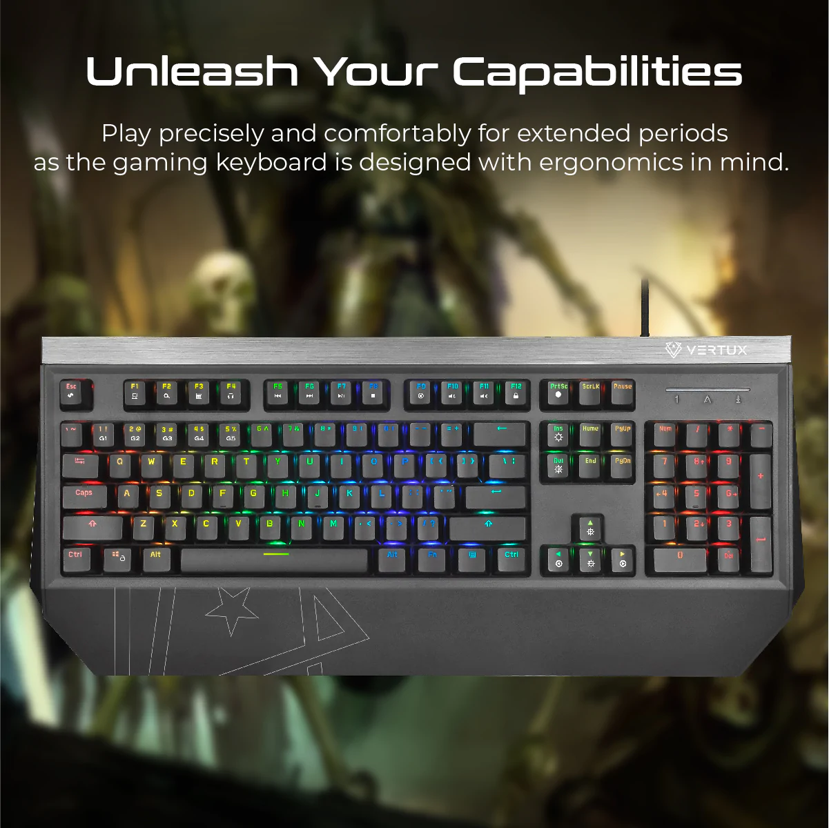 VERTUX Precision Pro Mechanical Gaming Keyboard